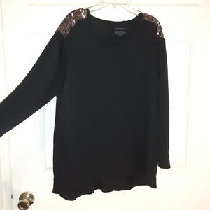 Lane Bryant Multi-Color Sequince Shoulder 14/16